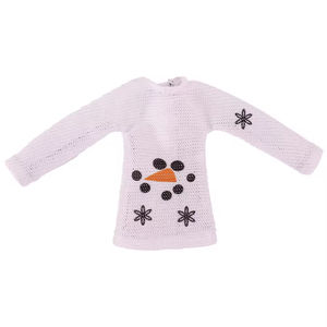 Hight Quality Red <strong>Christmas</strong> <strong>Elf</strong> Doll Clothes Sweater <strong>Pyjamas</strong> - Product Image 4