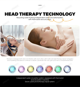 Cama de lavado de cabello profesional <span class=keywords><strong>para</strong></span> salón de belleza, sillón de champú eléctrico <span class=keywords><strong>para</strong></span> spa capilar japonés y masaje tailandés - Product Image 6