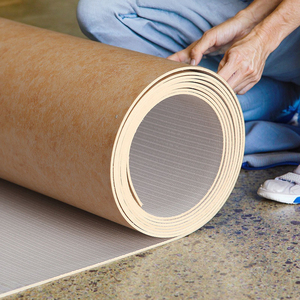 Rotolo di Tappeto <span class=keywords><strong>Linoleum</strong></span> in PVC Impermeabile e Antiscivolo, Pavimentazione Vinilica Resistente all'Usura dal Design Moderno per Supermercato con Posa Adesiva Facilitata - Product Image 1