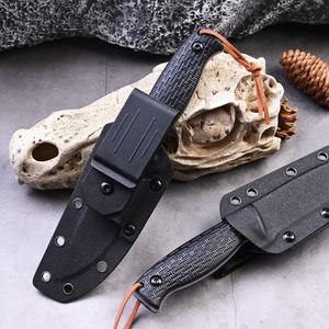 Cuchillo Fijo de Acero Inoxidable HK SS152 8Cr17Mov con Mango G10 Antideslizante, Herramienta Táctica para Caza, Camping y Supervivencia, Personalizable OEM, DIY - Product Image 6