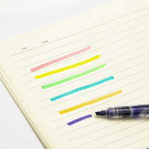 Bán Tốt Loại Mới 6 Màu Mẫu Miễn Phí <span class=keywords><strong>Highlighter</strong></span> Bút Biểu Tượng Tùy Chỉnh Bán Buôn - Product Image 6