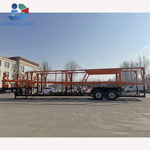 Durable 2 - Axle Car Carrier Trailer, 6 - 10 Cars Capacity, Designed for Middle - East <strong>Auto</strong> Distributors Semi Trailer - Product Image 4