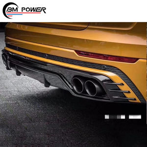 Lame de pare-choc avant et arrière, avec diffuseur d'échappement, modèle mis à niveau style <span class=keywords><strong>ABT</strong></span> PP, pièces pour voiture - Product Image 3