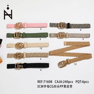 Cinture in tessuto PP con fibbia a lettera CG da 3 cm - Product Image 3