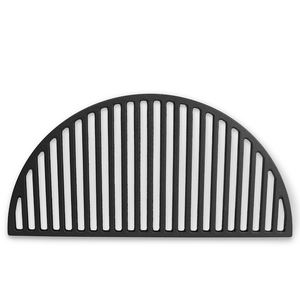 Grille de cuisson en <span class=keywords><strong>fonte</strong></span> pour barbecue de camping en plein air de 18 pouces, plaque de cuisson en <span class=keywords><strong>fonte</strong></span> demi-lune pour Kamado - Product Image 5