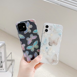 Lovebay — coque rigide en <span class=keywords><strong>tpu</strong></span> pour Iphone, compatible modèles 11, 12, 11, motifs fleurs roses, ou papillon, <span class=keywords><strong>impression</strong></span> Laser - Product Image 2