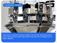 Machine d'emballage rotative automatique pour sachets de dattes, noix, épices, café arabe, haute vitesse, 380 V 50 Hz, ligne d'emballage Doypack