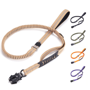 Laisse de dressage pour <span class=keywords><strong>chien</strong></span> de haute qualité, réfléchissante, solide, en nylon imperméable, élastique, télescopique, longue, avec clip rotatif en forme de grenouille, durable - Product Image 1