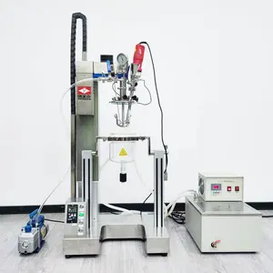 Laboratorio 1L a 5 litri miscelatore omogeneizzatore sottovuoto emulsioni reattori cosmetici