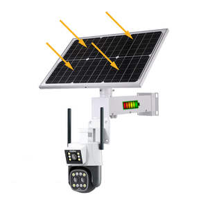 40W 20AH solar power cctv dual lens 3g o 4g sim card o wifi solar energy 10x zoom ultra hd 4k <span class=keywords><strong>telecamera</strong></span> di sicurezza - Product Image 2
