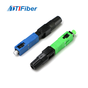 FTTH SC APC ตัวเชื่อมต่อแบบเร็วละลายเย็นสูญเสียการสอดต่ำสำหรับการต่อ<span class=keywords><strong>สาย</strong></span>ไฟแบบตก - Product Image 1