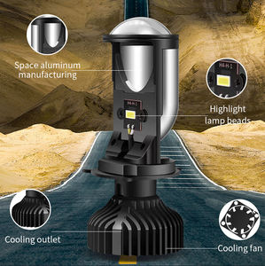 H4 Offres Spéciales T9 <span class=keywords><strong>Moto</strong></span> Lentille LED Phares 36W H4 Mini Aoto Intégré LED Laser Ampoules Pour <span class=keywords><strong>Moto</strong></span> - Product Image 2