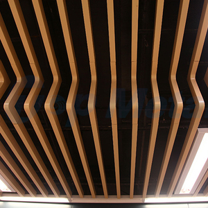 Vật Liệu Xây Dựng U-hình Nhôm Vách Ngăn Trần Treo Tuyến Tính Hình Chữ Nhật Ống - Product Image 6