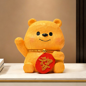 Top Rhyme Little Bear Resin Figurine DY2283 Housewarming Decoration Artistic Craft Gift - Product Image 2