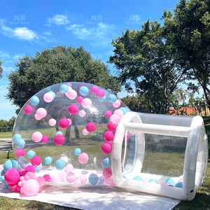 USA Local Stock New Blessing Inflatable Bubble Tent Outdoor Parties Decor Transparent PVC Dome <b>Balloon</b> House 202404 Inflatable B - Product Image 6