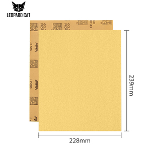 Papel Kraft Cwt SiC, papel de lija abrasivo, grano 60 a grano 2000, hoja de papel de 230mm x 280mm para reparación de automóviles - Product Image 5