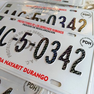 Hologram Hot stamping an ninh Chính Phủ phía trước tấm nhật bản chiếu sáng trống nhôm xe máy xe số giấy phép tấm - Product Image 4