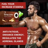 Café Énergisant Instantané Homme X Power au Ginseng et Ganoderma Naturel pour OEM ODM