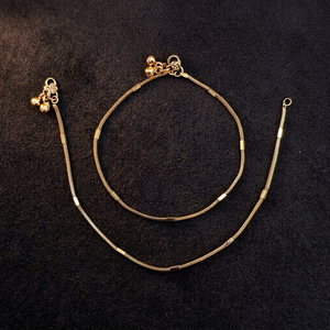 Payal en laiton fait main, finition or antique, plaqué or, style classique pour femme, bijou cadeau, sans nickel ni plomb - Product Image 3