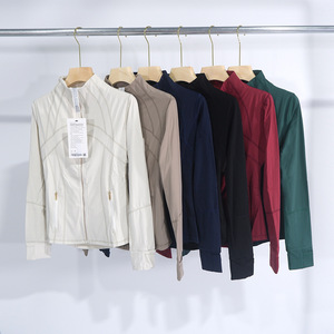 Chaqueta Transpirable con Cierre Dorado para Primavera/Verano, Ropa de Yoga <span class=keywords><strong>LouLou</strong></span>, Edición Limitada, Ropa Deportiva para Correr, Elegante 2025 - Product Image 3