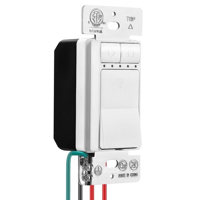 Hooanke Alexa and Google Home Supported 110-240V Smart WiFi Dimmer for LED Panel Lights, Incandescent, Halogen Lamp