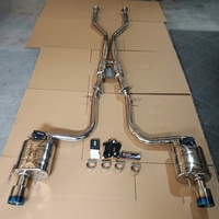 Système d'échappement en acier inoxydable haute performance, tuyau d'échappement poli miroir pour Lexus IS250, épaisseur 1,5 mm, garantie de 3 ans