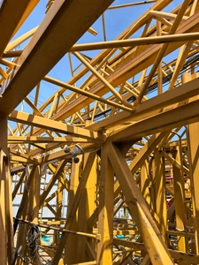 Grúa Torre Autoerigible Usada de 12 Toneladas para Construcción 7022-12, Grúa Torre de Techo Plano de <span class=keywords><strong>Segunda</strong></span> <span class=keywords><strong>Mano</strong></span> - Product Image 3