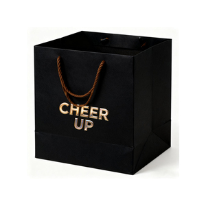 Sacs <span class=keywords><strong>en</strong></span> <span class=keywords><strong>papier</strong></span> carrés promotionnels, sacs de transport imprimés, <span class=keywords><strong>achat</strong></span> <span class=keywords><strong>en</strong></span> gros, <span class=keywords><strong>pas</strong></span> <span class=keywords><strong>cher</strong></span>, pour la marque des petites entreprises et l'emballage de cadeaux clients - Product Image 1