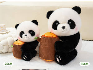 Mignon Super Doux Polyester Panda Poupée En Peluche PP Coton Maille Lavé Couette Shell Conception pour Adolescents Adultes Dormir - Product Image 3