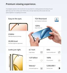 <span class=keywords><strong>Realme</strong></span> <span class=keywords><strong>12</strong></span> Pro+ Plus Versión China Snapdragon 7s Gen 2 64MP IMX890 OIS <span class=keywords><strong>6</strong></span>.7\" AMOLED 120Hz 5000mAh 67W SuperVOOC NFC 5G Smartphone - Product Image 5