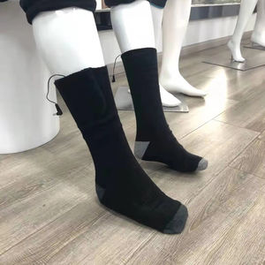 Peúgas quentes aquecidas de baixa tensão, Peúga aquecida preta 5v, 7.4v - Product Image 1