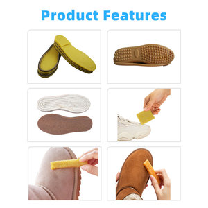 Suela de Goma Crepé Impermeable para Zapatos de Invierno, Color Beige, Diseño de Onda Recta, Antideslizante, Color y Talla Personalizables para Botas de Tacón, Sandalias para Niños - Product Image 2