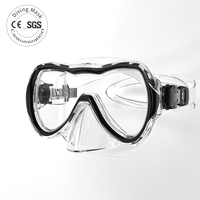 Masque de plongée HD anti-buée personnalisé Lunettes de plongée en silicone souple pour une vision claire de la natation Lunettes étanches à faible volume