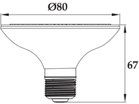 Ampoule LED pour piscine, culot E27, couleur RVB, remplacement de la lumière transparente, étanche IP68, ampoule de sécurité avec vis résistante à l'eau