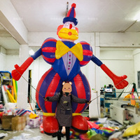 Nouveauté 2026 : Costume de mascotte gonflable de clown de 3,5 m en PVC imperméable et tissu Oxford pour performance de clown gonflable