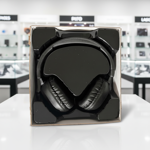Custom Glossy Black PET Vacuum Formed Headphones Blister Inner Tray Packaging Insert