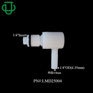 Jiyou's New L-Series 90-Degree POM Plastic Quick <b>Male</b> <b>Connector</b> Straight Pipe Elbow with Valve Stop for Angle Valves - Product Image 4