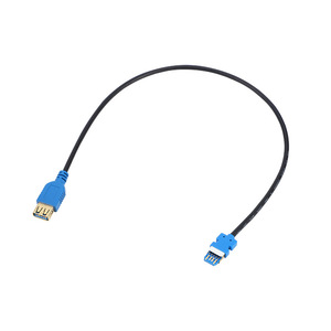 Lung Kay <b>Usb</b> 3.0 Data <b>Cable</b> Am <b>To</b> Af 3a Fast Charging Black Pvc Wire Bonding Injection Molding Patent Design - Product Image 3