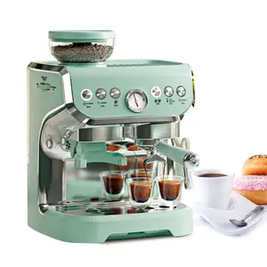 Ev 19bar otomatik Espresso kahve makinesi espresso makinesi Espresso zorlayarak kahve brews