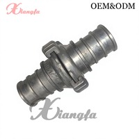 Raccord rapide Xiangfa KD51 personnalisable de type russe en aluminium pour tuyau d'incendie, connecteur à baïonnette à verrouillage par torsion, double queue de tuyau à barbelures