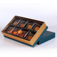 Coffret cadeau personnalisé en vrac avec motif créatif, 12 chocolats avec couvercle pour anniversaire, coffret cadeau réutilisable avec poignée