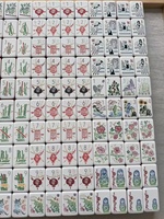 Tuiles de Mahjong en Acrylique Rouge Orange à 7 Couches, Ensemble de Mahjong Américain, Tuiles de Mahjong Gravées en Bambou, Cadeau de Luxe Personnalisé OEM pour les Fêtes