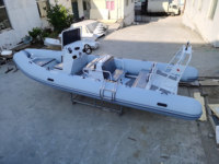 Hedia Offre Spéciale Patrol 660 bateau à nervures en aluminium profond avec moteurs de bateau remorque