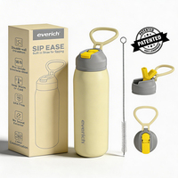 Bouteille d'eau sport personnalisable 32oz/24oz/18oz/14oz en acier inoxydable, gourde de yoga personnalisée avec logo, 306 options de couleur