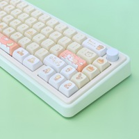 131 touches XDA design mignon ensemble complet de touches de clavier mécanique personnalisées motif hamster