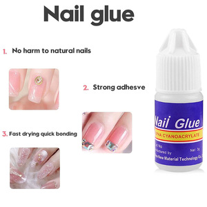 Juego de 5 Botellas de Pegamento Acrílico de Secado Rápido de 3g para Uñas, Líquido Transparente, Herramientas de Decoración con Puntas de Uñas de Gran Encanto - Product Image 3