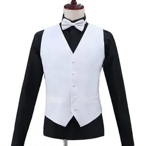 Wholesale Oem China Supplier Mens Double Breasted Waistcoat Victorian Waistcoat Men's Suit Vest