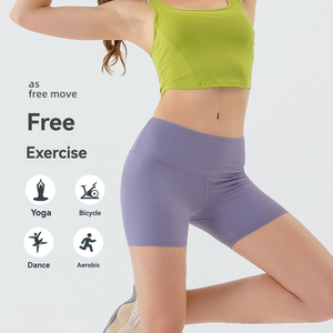 Pantaloncini Yoga LULU Personalizzati da Donna a Vita Alta, Elasticizzati, Solleva-Glutei, Anti-Sfregamento, <span class=keywords><strong>Leggings</strong></span> Sportivi ad Asciugatura Rapida per Corsa e Fitness, Pantaloncini da 3 Pollici - Product Image 2