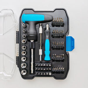 Jeu de tournevis à cliquet de type T personnalisé 61 en 1, en acier au chrome-vanadium, outil de réparation de précision pour la maison, système métrique - Product Image 5