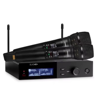 Récepteur sans fil professionnel double UHF SLX-D+ SLXD4D+ KSM11 avec BETA58A True Diversity pour les performances sur scène et en église